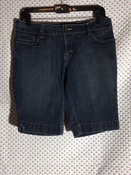 YMI Pants - YMI Dark Blue Denim Bermuda Shorts